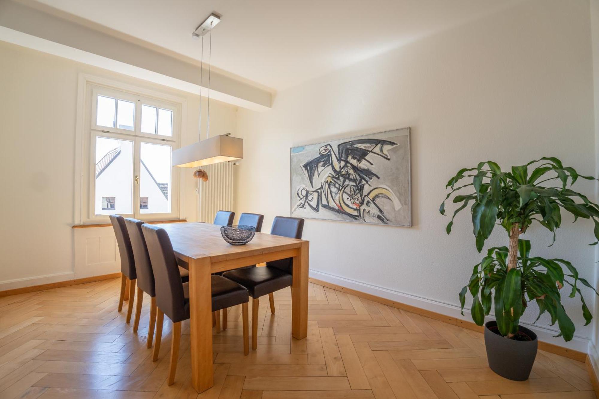 Charmante Altbauwohnung Am Rhein Basel Dış mekan fotoğraf