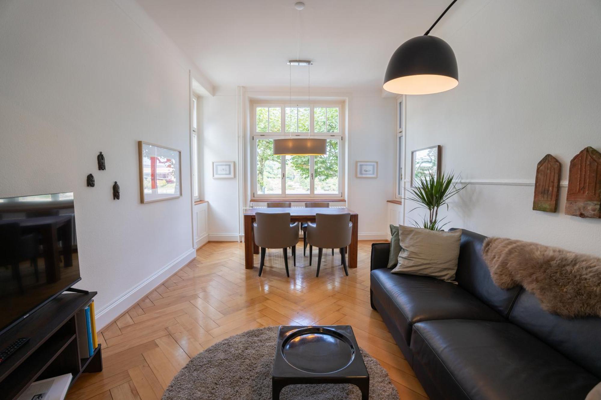 Charmante Altbauwohnung Am Rhein Basel Dış mekan fotoğraf