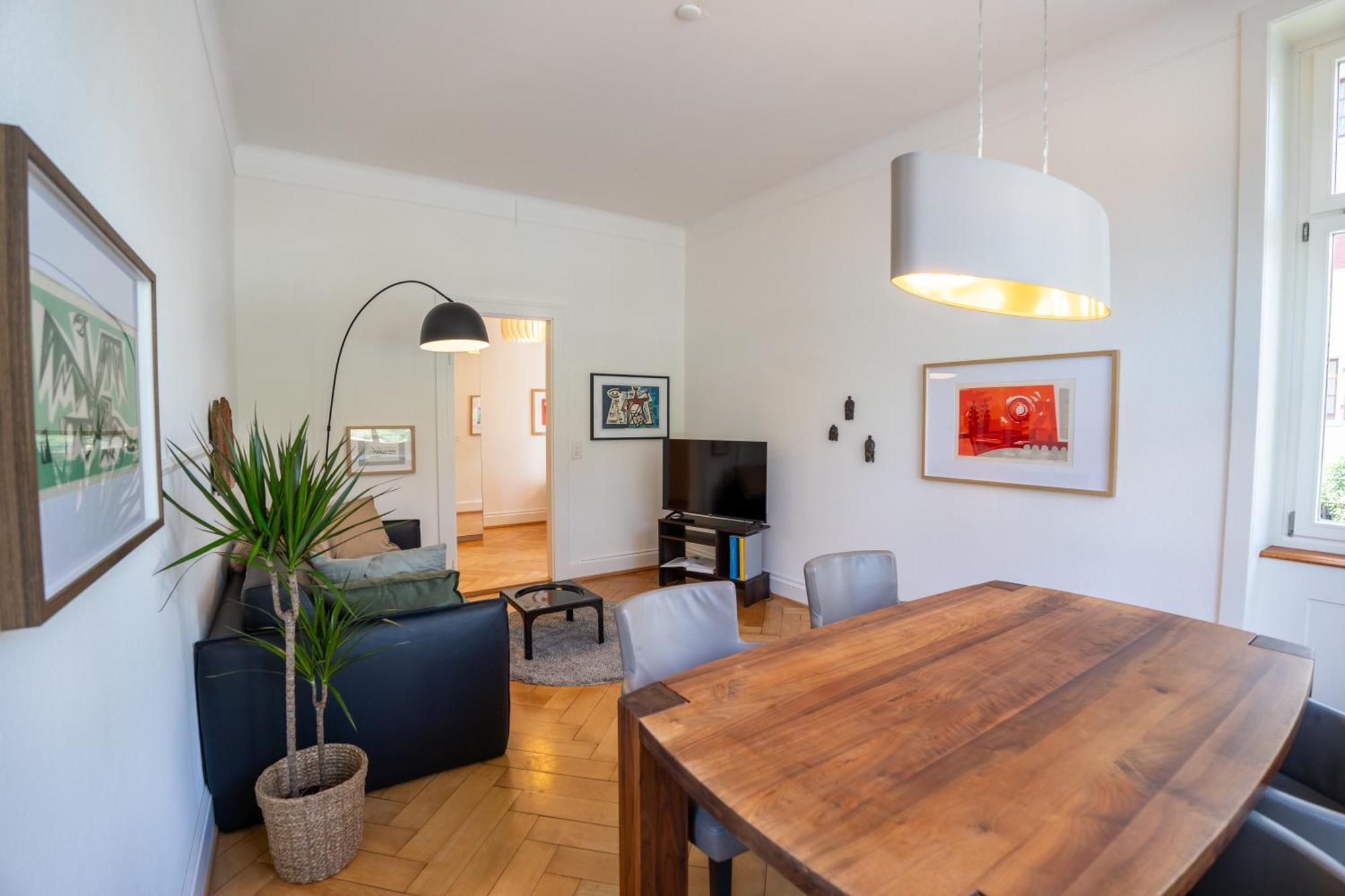 Charmante Altbauwohnung Am Rhein Basel Dış mekan fotoğraf